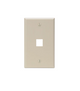 1-PORT WALLPLATE UNLOADED 1-GANG - 41080-1IP 1-PORT WALLPLATE UNLOADED 1-GANG - 41080-1IP